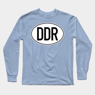 DDR license plate (two-tone) Long Sleeve T-Shirt